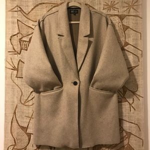 Zara Oversized OatmealBlazer Sz L